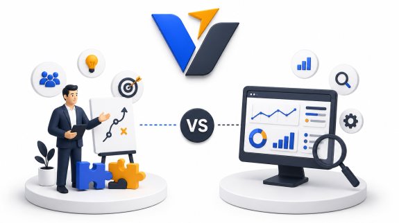 AI visibility consultant compared to AI visibility tool - B2B brand strategy - Visifly